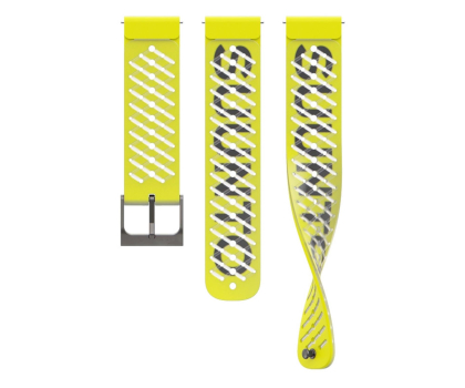Pasek i akcesoria do zegarków Suunto 22mm Athletic 5 Silicone Strap Lemon Yellow S+M